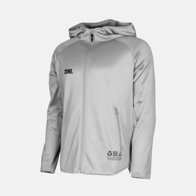 Zone floorball Hood Zip Modern grey