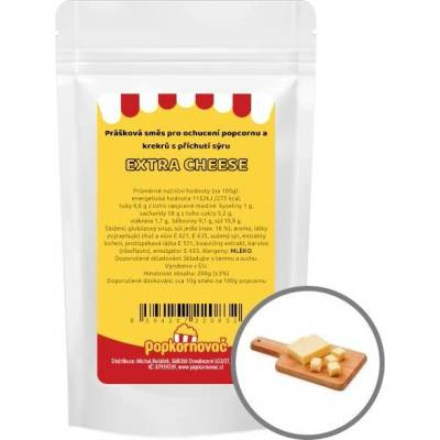 Popkornovač Příchuť na popcorn Extra cheese 200 g