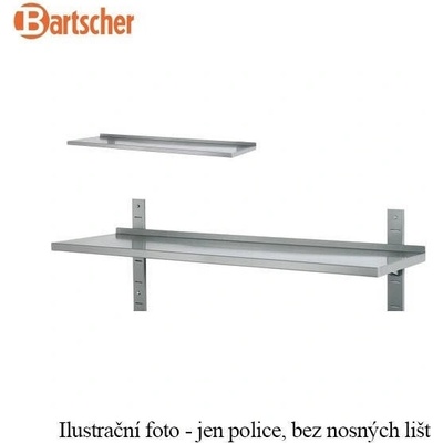 Bartscher Nástěnné police 1 kus k sestavení police Š 1600 mm 6,0 kg 120 kg