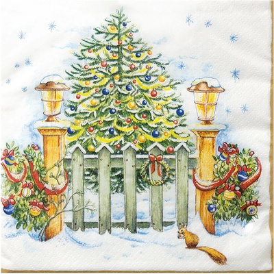 Argus Vianočné servítky 33x33 cm 20 ks 19031033