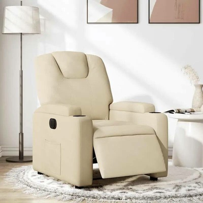 vidaXL 3204353 Elektrické polohovací krémové textil
