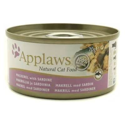 Applaws Mackerel & sardine tin 70 g