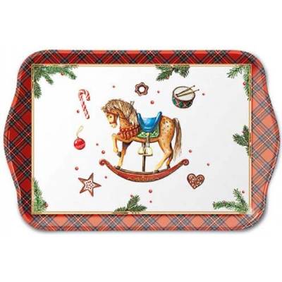 Ambiente Europe BV Podnos Hojdajúci koník 13x21cm