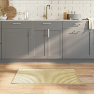vidaXL Килим, правоъгълен, светъл натурален, 60x100 см, бамбук (376831)
