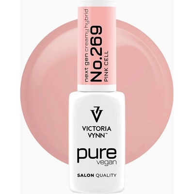 Victoria Vynn hybridní gel lak Pure Vegan Creamy Hybrid pink Cell 269 8 ml