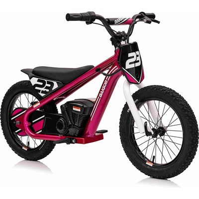 Mamido Dětské elektrické vozítko Motorka BAIGOR 23 PRO růžová
