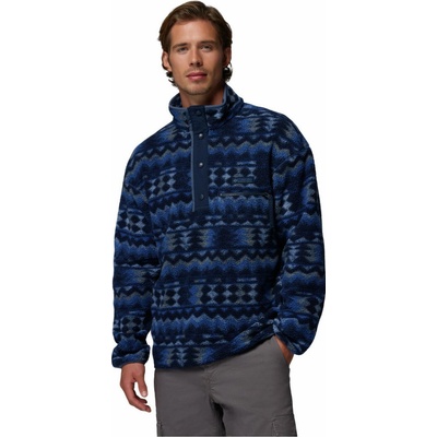 Columbia Helvetia II Printed Half Snap Fleece modrá