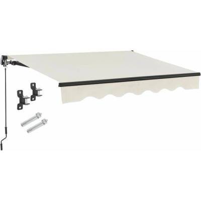 Juskys markýza JS107582 250 x 200 cm polyester béžová