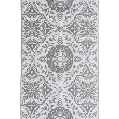 vidaXL Килим за открито, ARAKIL светло сиво, 120x180 см, PP (310449)