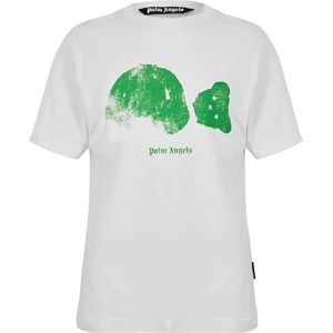 Palm angels Тениска PALM ANGELS Men's Kill Bear T-Shirt - White/Green