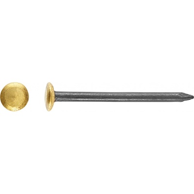 LUX-TOOLS Oceľ. klinec so šošovk. pomosadz.hlav. brynier.oceľ pr. 2,0x20mm, 20ks