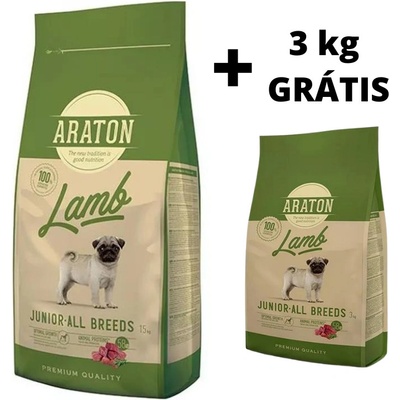 Araton dog junior lamb 18 kg