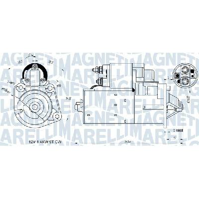 Štartér MAGNETI MARELLI 063721398010