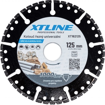 Xtline Kotouč univerzální 125 x 1,2 x 22,2 mm XT162125