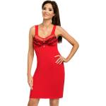 Donna Jasmine елегантна нощницаV-49930-Czerwony - Бордо, размер S
