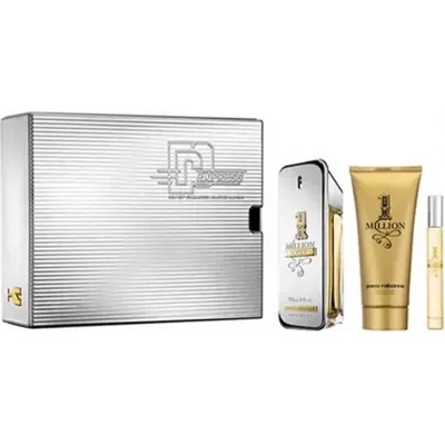 Paco Rabanne 1 Million Lucky Подаръчен комплект, Тоалетна вода 100ml + Тоалетна вода 10ml + душ гел 100ml, мъже