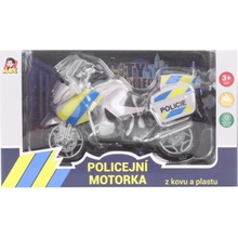 MaDe Motorka policajná kovová CZ 18cm