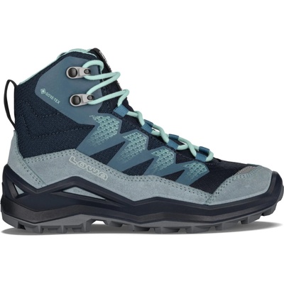 Lowa Детски туристически обувки Lowa Kid's Maddox Pro GTX Mid Walking boots - Navy / Smoke Blue - размер 37 (EU) (702-4382-0420)