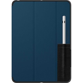 OtterBox Symmetry Folio Case - хибриден удароустойчив кейс, тип папка за iPad 5 (2017), iPad 6 (2018) (син) (bulk)