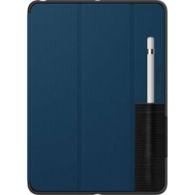 OtterBox Symmetry Folio Case - хибриден удароустойчив кейс, тип папка за iPad 5 (2017), iPad 6 (2018) (син) (bulk)