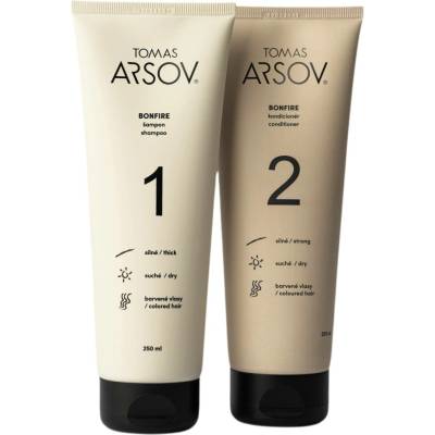 Tomas Arsov BONFIRE šampon 250 ml + oplachový kondicionér 250 ml set