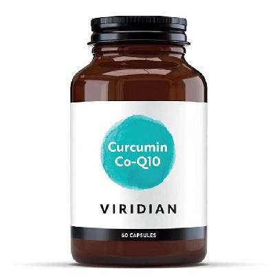 VIRIDIAN NUTRITION Viridian Curcumin Co-Q10 60 kapsúl (Kurkumín a Koenzým Q10)