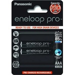 Panasonic eneloop pro батерия aaa, презареждаща се, 2бр. /пакет bk-4hcde/2be (bk-4hcde/2be)