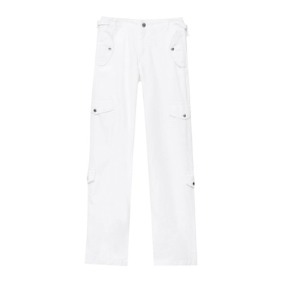 Pull&Bear Карго панталон бяло, размер 42