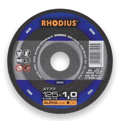 Rhodius Диск карбофлексов Rhodius за рязане на метал 115х22.23х1 мм, (001 RDS2059)