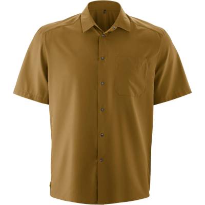 Gonso Мъжка фланелка с къс ръкав за колоездене Gonso Adventure Shirt Cycling jersey - Baked Pretzel - размер 3XL (056-3751-0416)