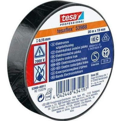 Tesa 53988 Izolačná páska PVC 15/10 čierna