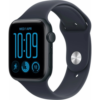 Apple Watch SE 3 40 mm Midnight Aluminium Case with Navy Blue Sport Band S/M MJKY4WF/A