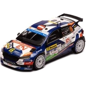 IXO Модели на автомобили и мотоциклети модел 1/43 Škoda Fabia Rally2 - Barum Rally 2024 #10 S. Wagner - J (TRS8384-4021)