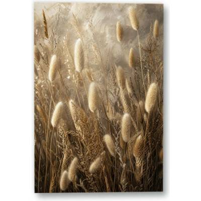 Plakát – Sušené trávy v béžových tónech Bez rámu Ano Bez rámu 90 × 135 cm