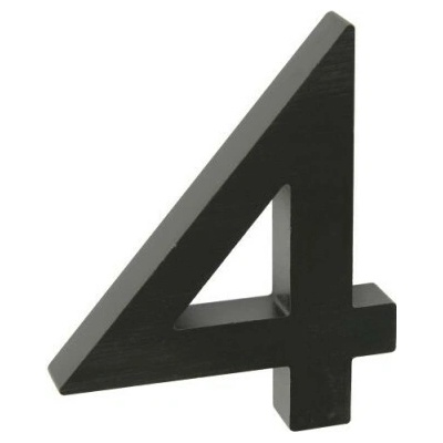 RN.100LV.4.AL.CE číslo " 4 " čierne Čierna