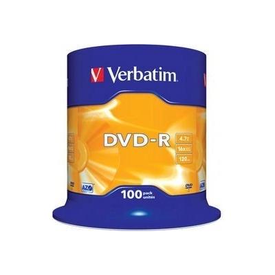 DVD-R(100-Pack)Spindle/General Retail/16x/4.7GB (43549)