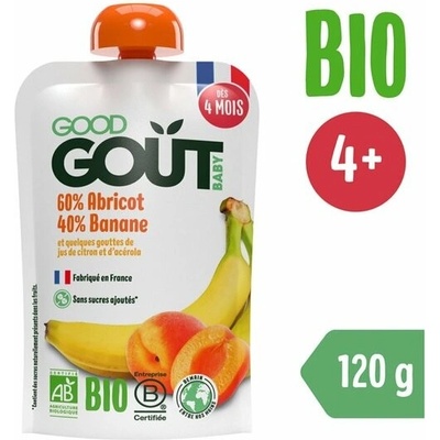 Good Gout Bio Marhuľa s banánom 120