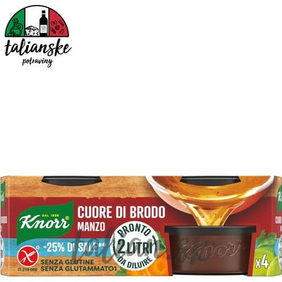 Knorr bujón hovädzí Menej soli 4 x 28 g