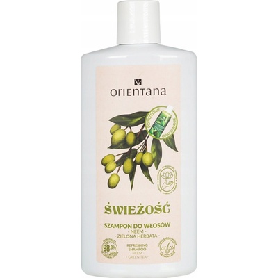 Orientana ájurvédský vlasový šampon s neemem a zelený čaj 210 ml