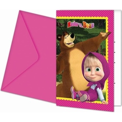 Pozvánka na párty Máša a Medvěd – Zboží Dáma