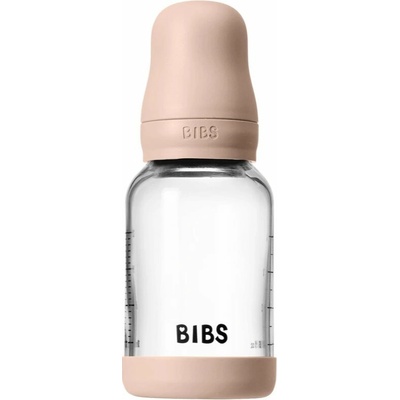Bibs antikoliková sklenená fľaša so silikon cumlíkom Blush 120ml