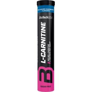 BioTechUSA L-Carnitine /Effervescent/ [20 разтворими таблетки] Синя малина