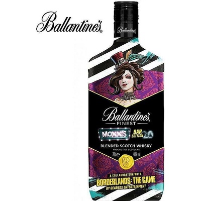 Ballantines whisky & Moxxis Bar 2.0 40% 0,7 l (holá láhev)