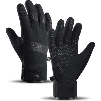 Плетени зимни ръкавици за тъч екрани - HR Insulated Winter Sport Gloves Size XL (черен)