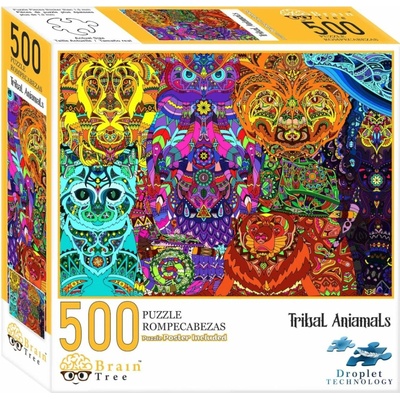 Brain Tree Kmeňové zvieratá 500 dielov