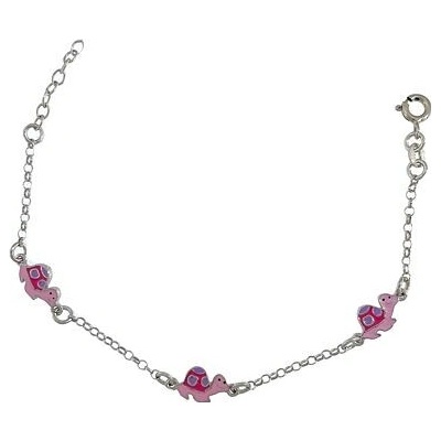 Infinitysilver stříbrný náramek želvičky PH501