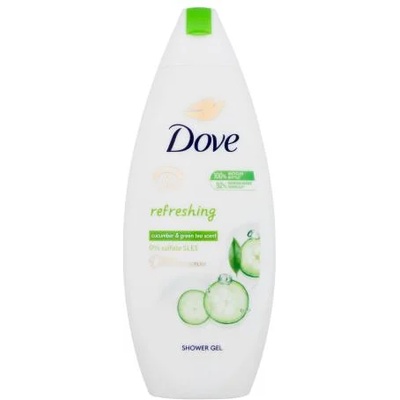 Dove Refreshing Cucumber & Green Tea освежаващ душ гел 250 ml за жени