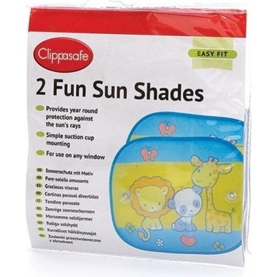 Clippasafe Sluneční roleta s přísavkou 2ks, Multi Safari Varianta: Multi Safari