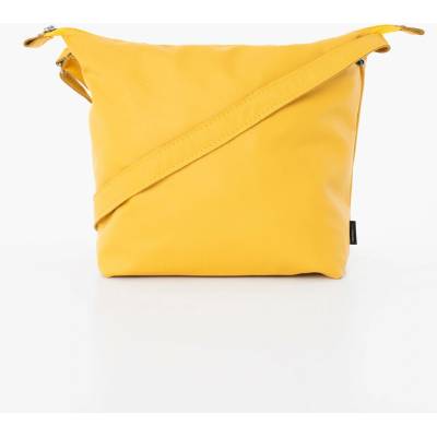 Trendbag Estónsky Ateliér AGLEA kožená kabelka SUVI žltá