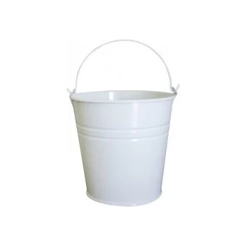 Image 1 of FERONYA - Металнa кофичка бяла 10см-(5410-K) (011627)